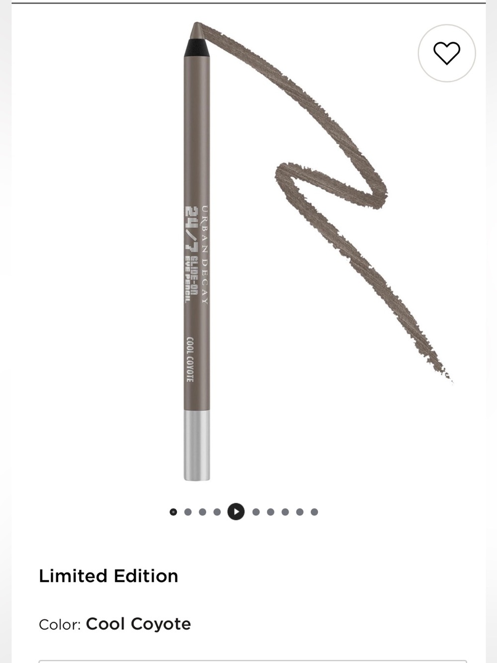 Urban Decay 24/7 Glide-On Eye Pencil in Cool Coyote